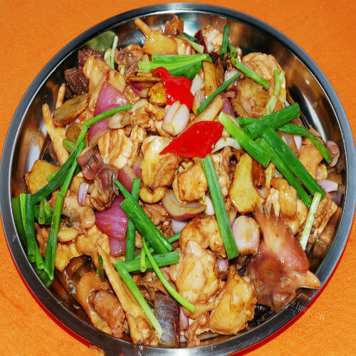 美食姜醋鸡