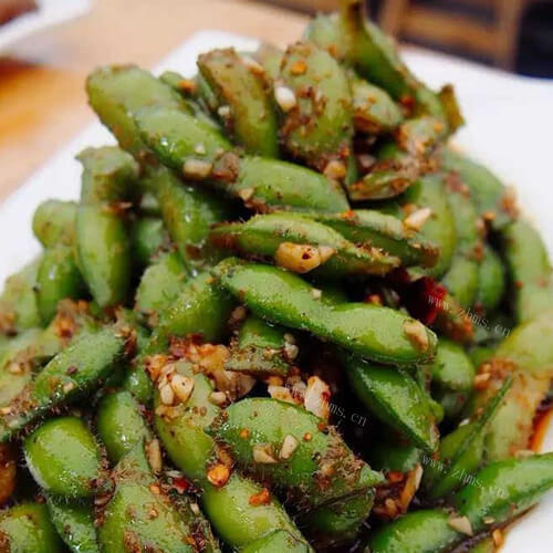 凉菜凉拌毛豆