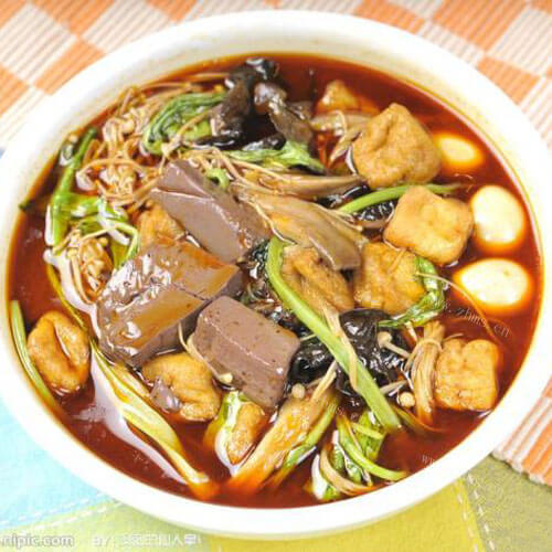 简易版骨汤麻辣烫