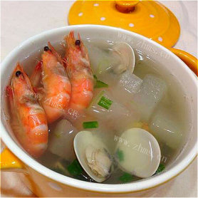 美味冬瓜蛤蜊肉汤