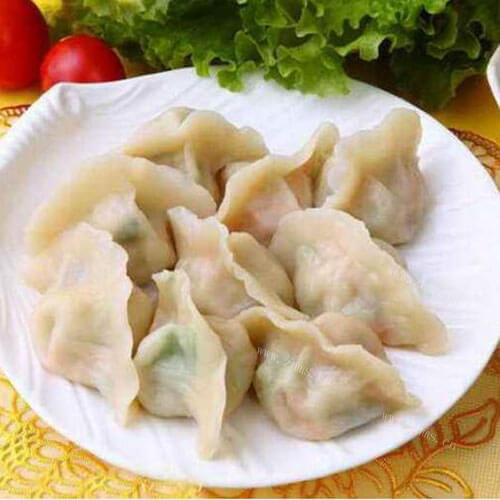 美味的莲花菜饺子