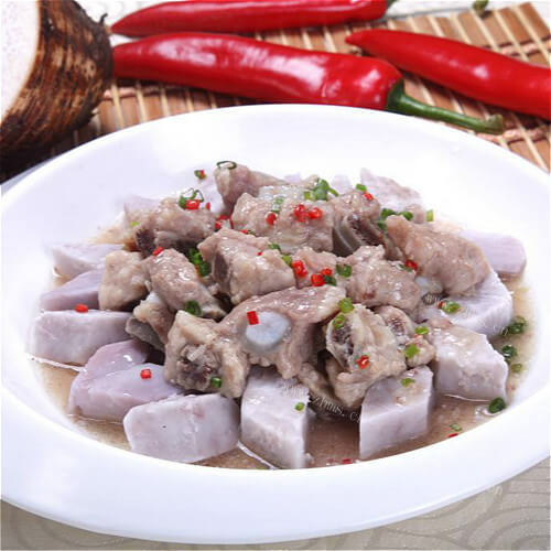 酱香豆结香芋焖排骨