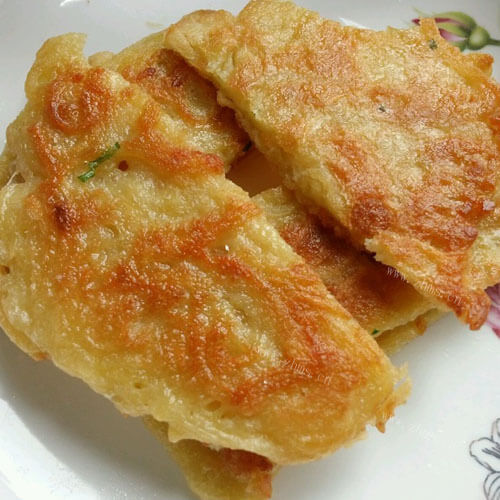 香酥的洋葱培根土豆饼