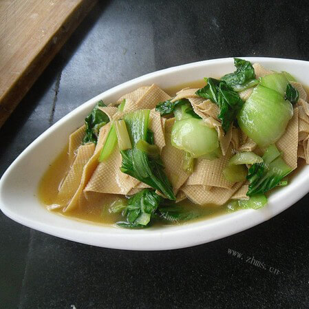 营养青菜豆腐干