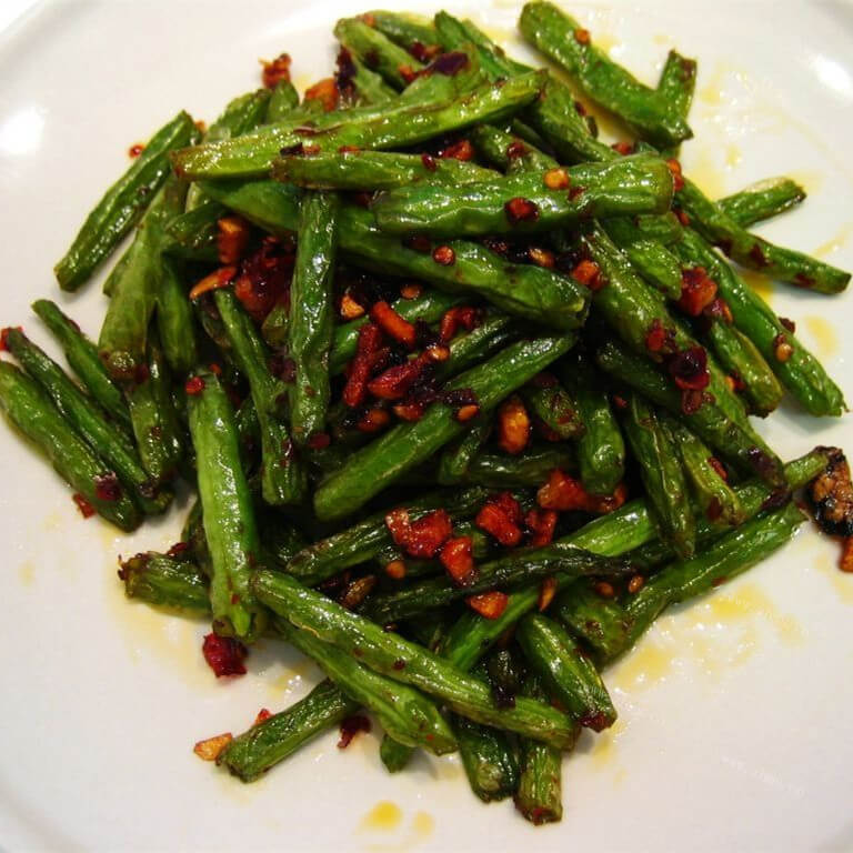 家常菜老干妈干煸豆角