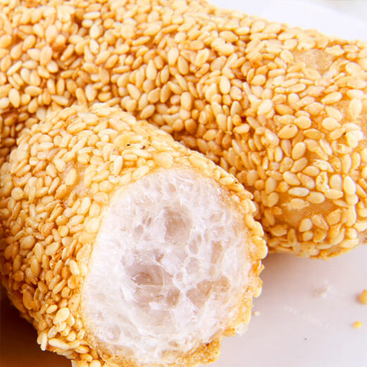 美味的冰花芝麻饼