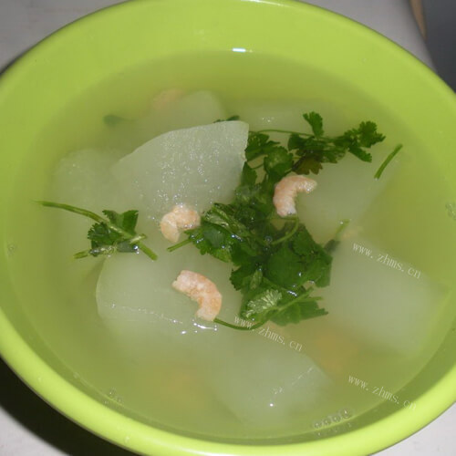 营养的虾仁冬瓜汤