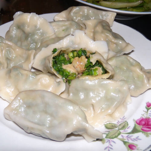 家常韭菜鸡蛋饺子