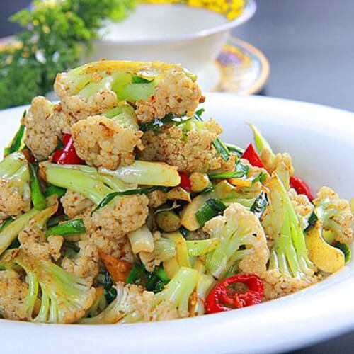 花菜素炒面