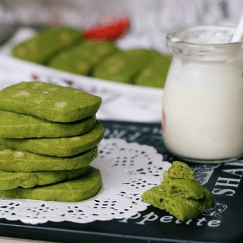 香甜抹茶核桃饼干
