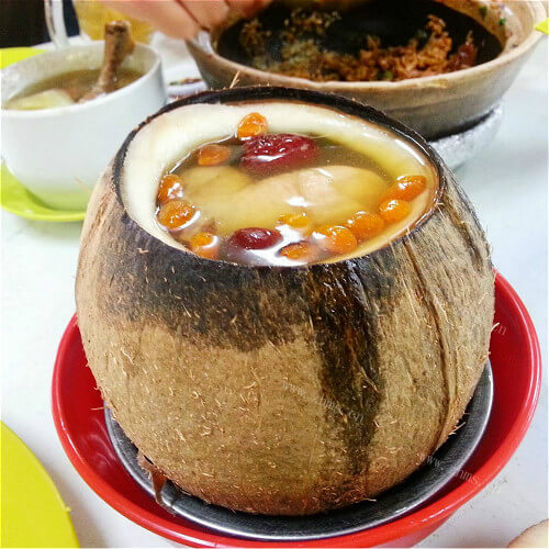 好吃的椰子汁鸡汤