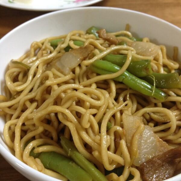 最爱的豆角炒面条