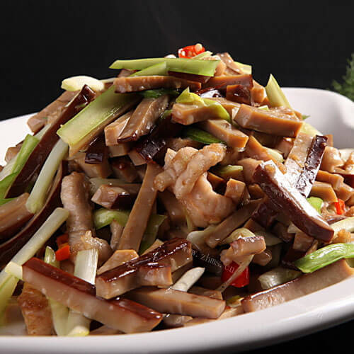 家常香干肉丝