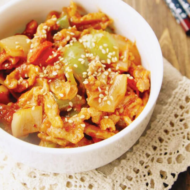 自制肉丁杂蔬咖喱饭