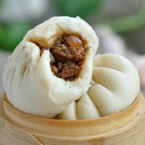 美味的酱肉包