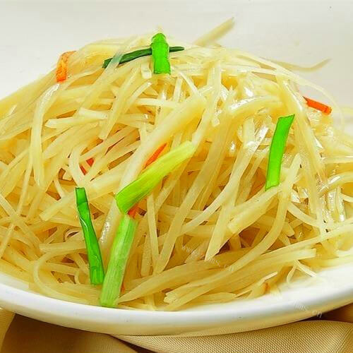 抗癌抗衰香葱炒土豆丝