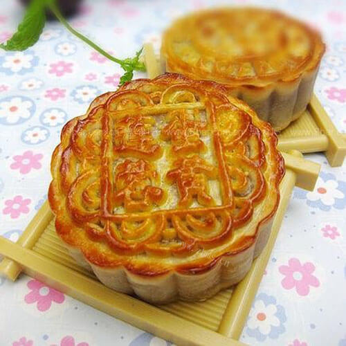 自制花生可可广式月饼