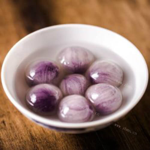 美味紫薯汤圆