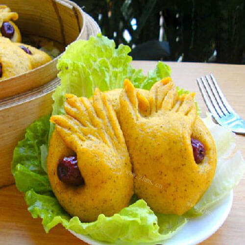 我的小兔子红枣豆浆馒头