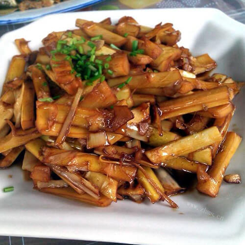 我爱美食油焖甜竹笋