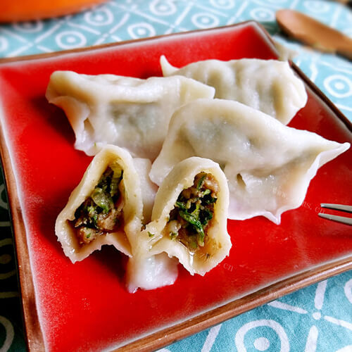 地方小吃香菜饺子