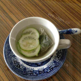 清爽的柠檬绿茶