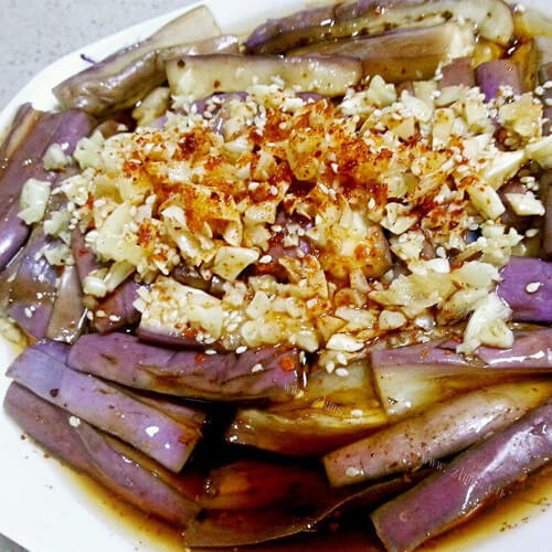 好吃的蒜泥茄子