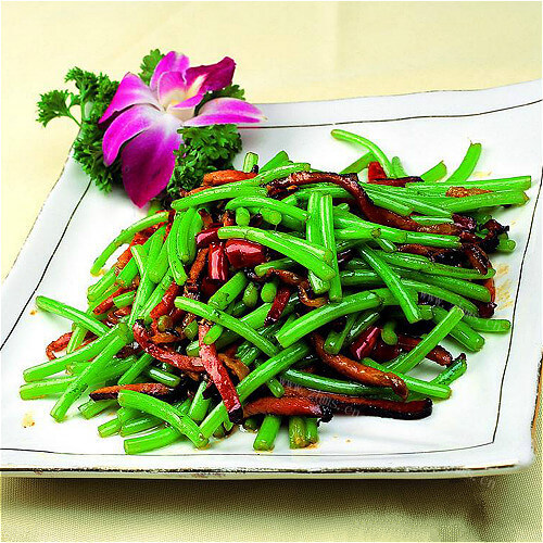 美味小炒（茼蒿炒肉）