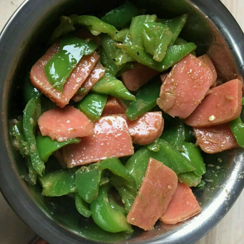 好吃的火腿芥蓝菜