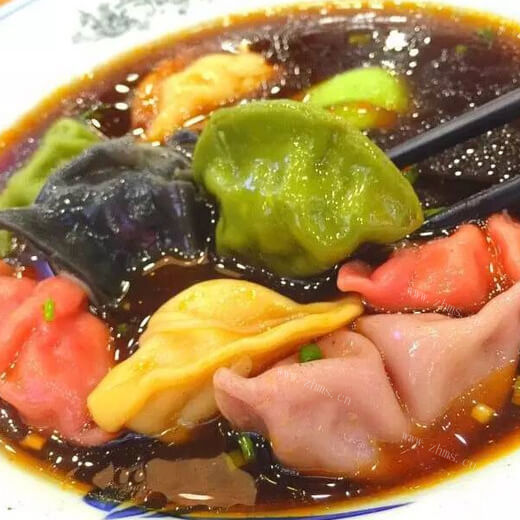 好吃的紫薯南瓜饺子