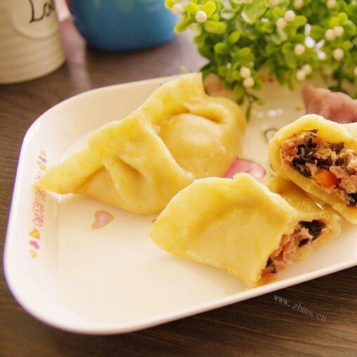 混合杂蔬水饺