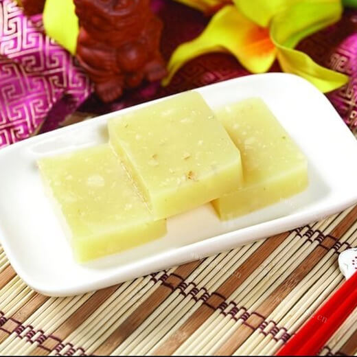 好吃的黄片糖马蹄糕
