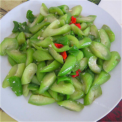 家常炒丝瓜