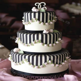 浪漫的婚礼蛋糕