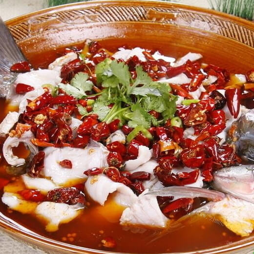 美味的麻辣大白菜黑鱼片 