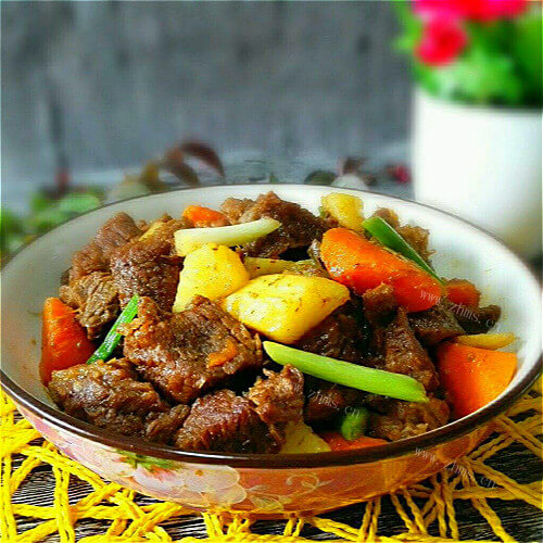 土豆炖萝卜#多效护理