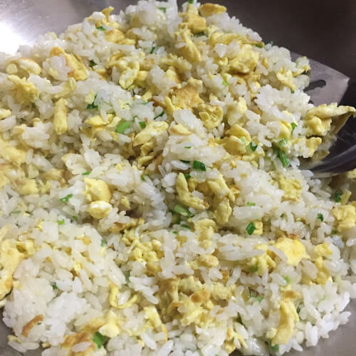 独特的西兰花蛋炒饭