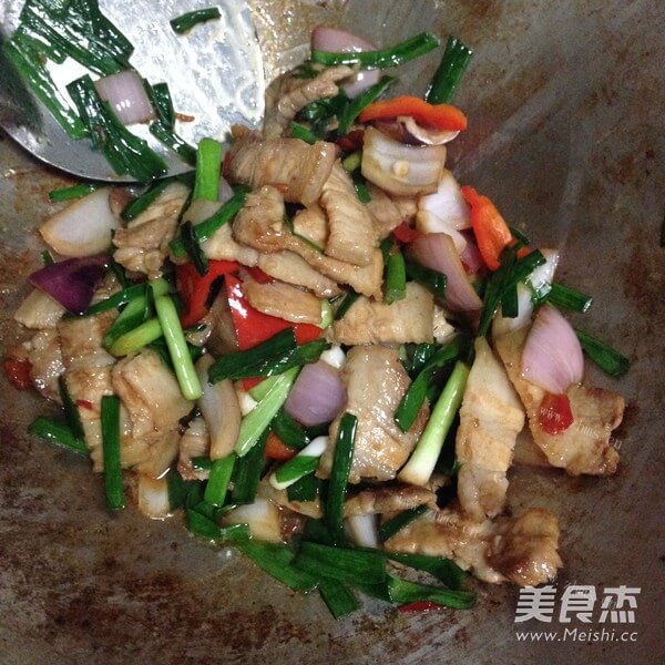 甘香回锅五花肉做法图解6)