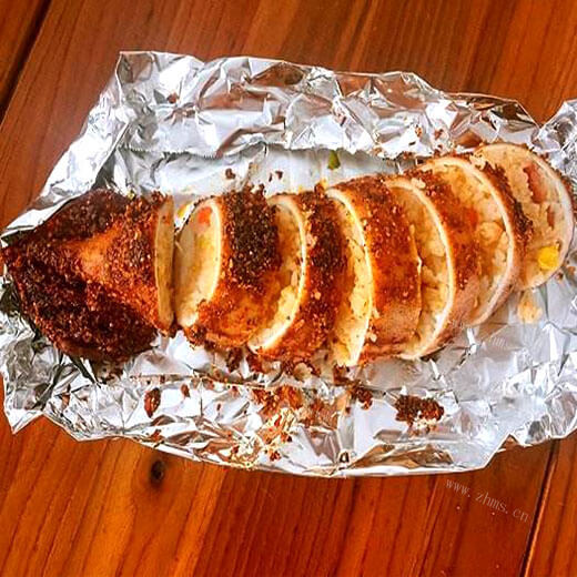 美味的BBQ鱿鱼筒寿司