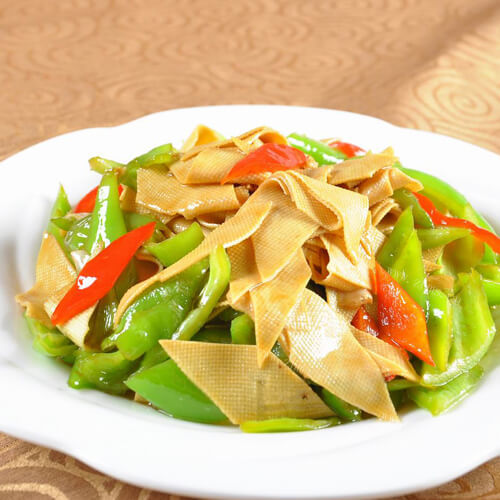 简单的豆皮饭