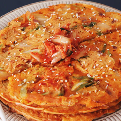 下饭的韩国泡菜饼