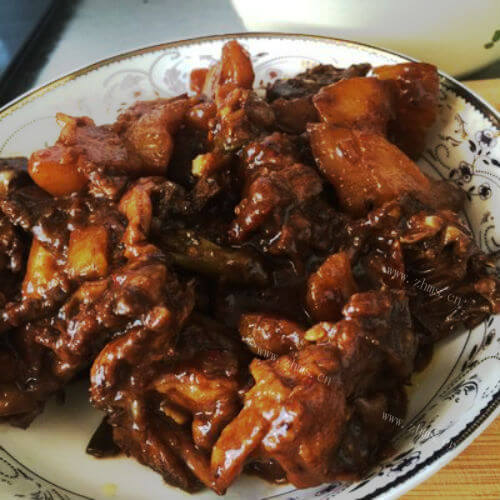 焗烤酱鸡骨架