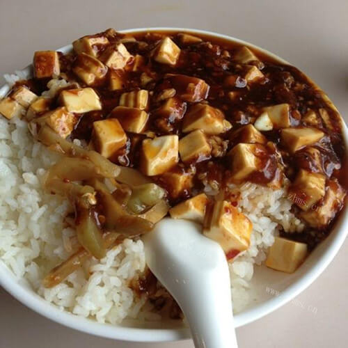 简单版麻婆豆腐盖饭