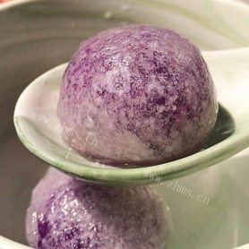 秘制炼奶紫薯米糕 