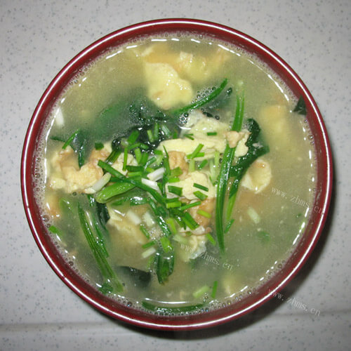 清淡的绿豆粉丝鸡蛋汤