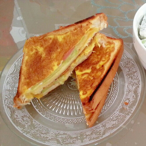 好吃的电饼铛煎面包