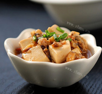 荤菜肉末豆腐泡