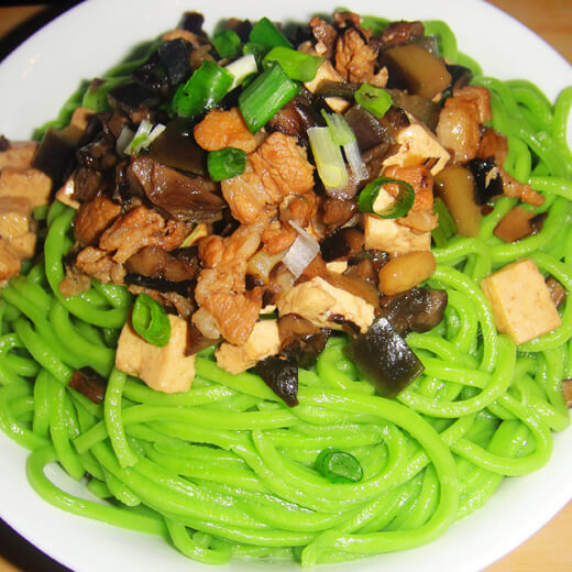 美味豆角土豆打卤面