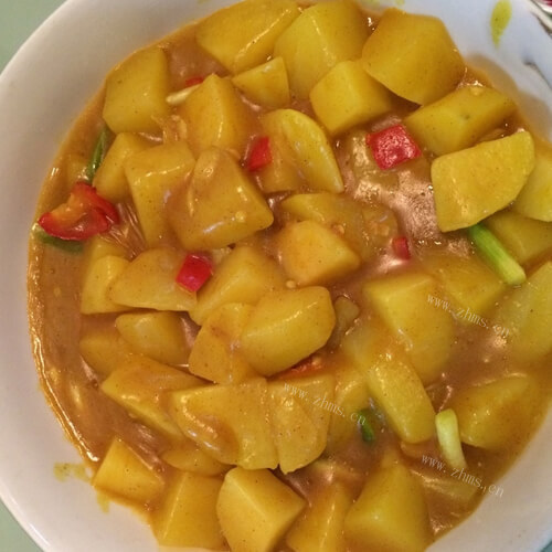 美味咖喱西兰花土豆