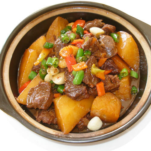 萝卜炖牛肉